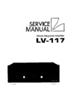 Luxman LV-117 • Manuel de service