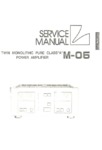 Luxman M-05 • Manuel de service