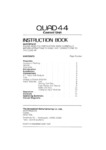 Quad 44 • Mode d'emploi avec schéma