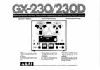 Akai GX-230 et GX-230 D • Mode d'emploi (JPG)