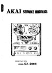 Akai GX-266 II • Manuel de service