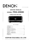 manuel de service