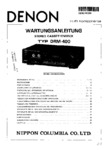 Denon DRM400 Manuel de service