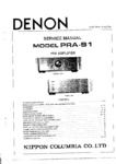 Denon PRA-S1 • Manuel de service