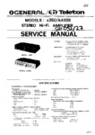 Teleton A 350 et A 450 S • Manuel de service