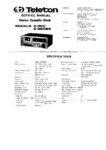 Teleton C 500 et C 500 BS • Manuel de service