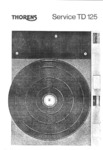 Thorens TD 125 • Manuel de service