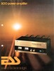 ESS 500 Power Amplifier • Fiche technique