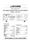 Mitsubishi DA-U780 • Manuel de service