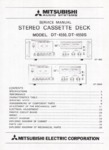 Mitsubishi DT-4550 et DT-4550S • Manuel de service