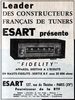 Esart Type Fidelity Tuner FM • Publicité 1963