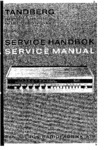 Tandberg TR 200 Manuel de service