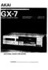 Akai GX-7 • Mode d'emploi (PDF, allemand / espagnol)