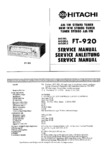Hitachi FT-920 • Manuel de service