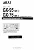 Akai GX-95 MK II et GX-75 MK II • Mode d'emploi (PDF, en allemand)