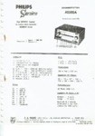 Philips A5 X 83 A Manuel de service (français)