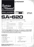 Pioneer SA-620 • Manuel de service