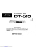Pioneer DT-510 • Mode d'emploi