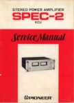 Pioneer SPEC-2 • Manuel de service