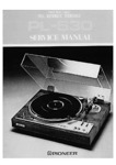 Pioneer PL-530 • Manuel de service