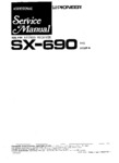 Pioneer SX-690 • Manuel de service