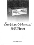 Pioneer SX-880 • Manuel de service