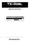 Pioneer TX-408L • Manuel de service
