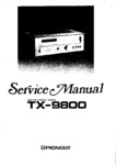 Pioneer TX-9800 • Manuel de service