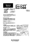 Pioneer CJ-V77 et CJ-V99 • Manuel de service
