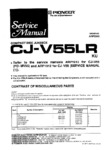 Pioneer CJ-V55LR • Manuel de service