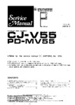 Pioneer CJ-V55 et PD-M55 • Manuel de service
