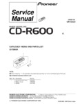 Pioneer CD-R600 • Manuel de service