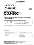Pioneer CDJ-500 II • Manuel de service
