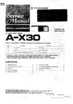Pioneer A-X30 • Manuel de service