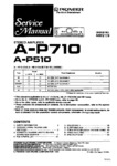 Pioneer A-P710 et A-P510 • Manuel de service