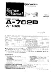 Pioneer A-702R et A-602R • Manuel de service