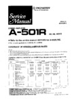 Pioneer A-501R • Manuel de service