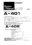 Pioneer A-401 et A-402 • Manuel de service