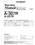 Pioneer A-307R et A-207R • Manuel de service