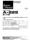 Pioneer A-229 et A-119 • Manuel de service
