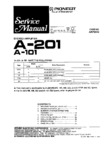Pioneer A-201 et A-101 • Manuel de service