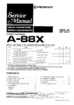 Pioneer A-88X • Manuel de service