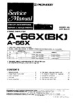Pioneer A-66X • Manuel de service