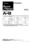 Pioneer A-8 • Manuel de service