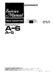 Pioneer A-6 et A-5 • Manuel de service
