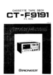 Pioneer CT-F9191 Manuel de service