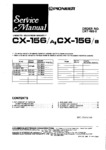 Pioneer CX-156 • Manuel de service