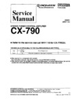 Pioneer CX-790 • Manuel de service