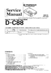 Pioneer D-C88 • Manuel de service