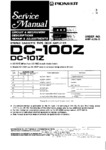 Pioneer DC-100Z et DC-101Z • Manuel de service